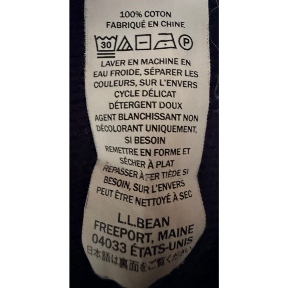 L.L.Bean Black Sweater Cotton Women's M REG - Picture 4 of 6